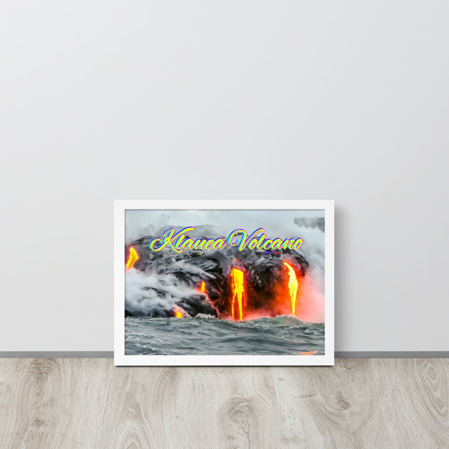 Klauea Volcano in Big Island Hawaii, Framed poster