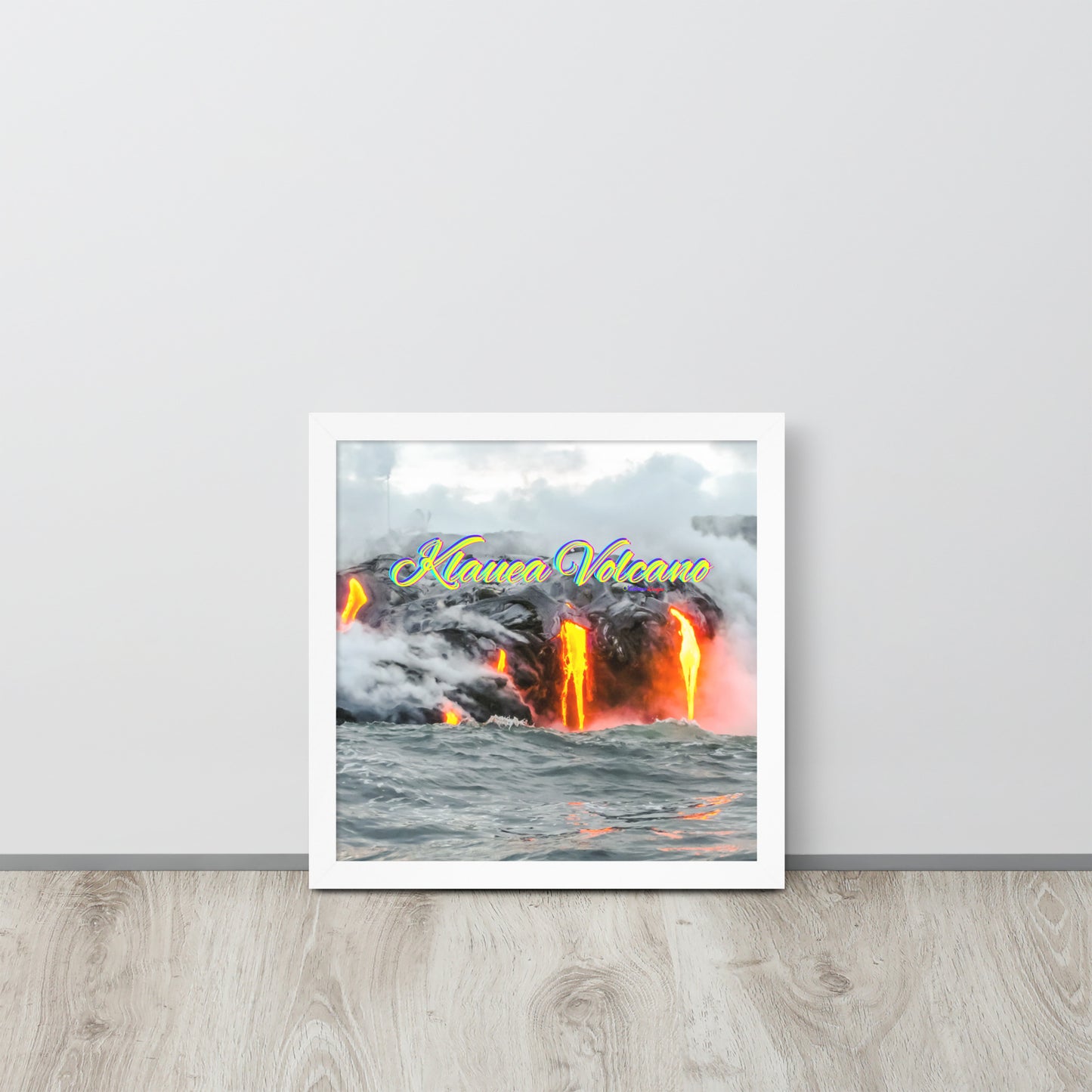 Klauea Volcano in Big Island Hawaii, Framed poster