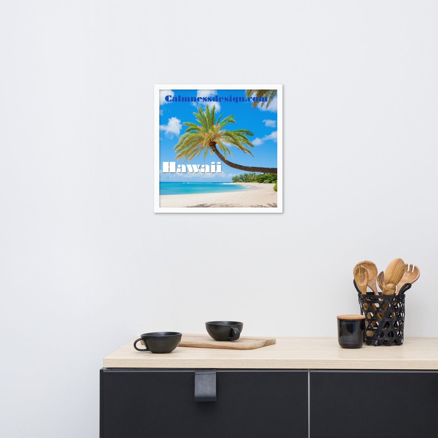 Sunset Beach, Hawaii, calmnessdesign.com, Framed poster