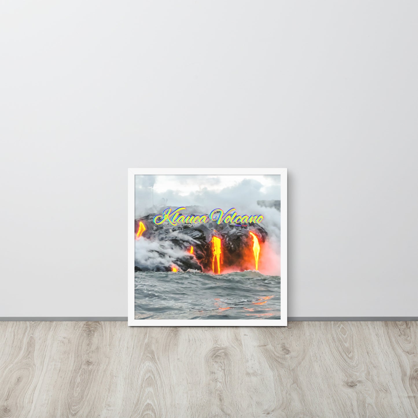 Klauea Volcano in Big Island Hawaii, Framed poster
