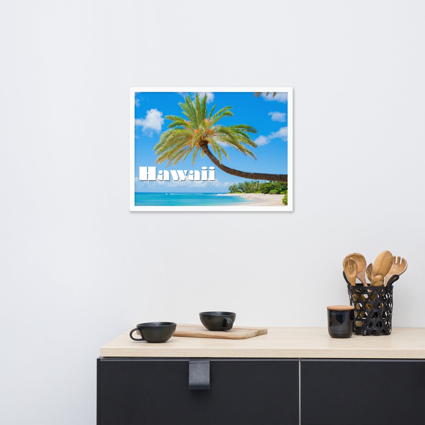 Sunset Beach, Hawaii, calmnessdesign.com, Framed poster