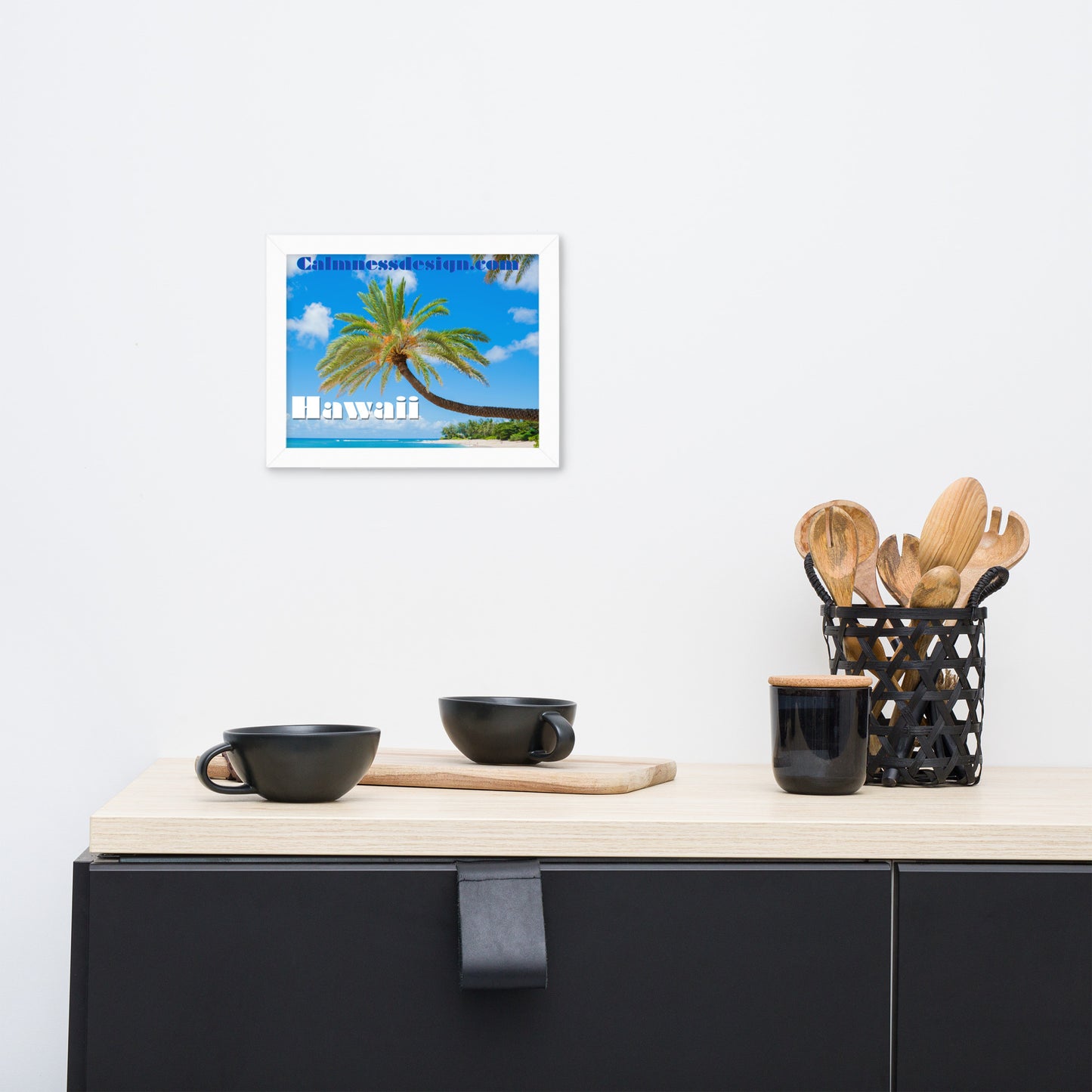 Sunset Beach, Hawaii, calmnessdesign.com, Framed poster