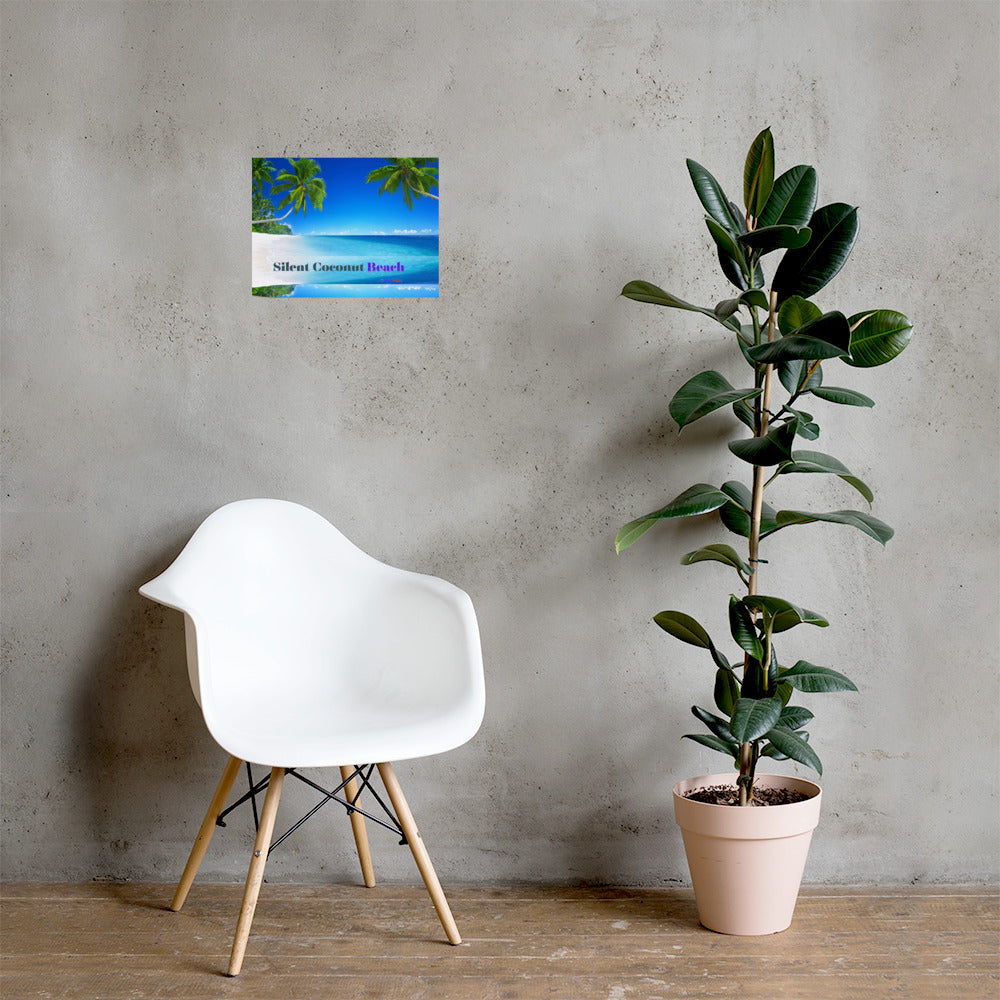 Silent Coconut Beach, Poster