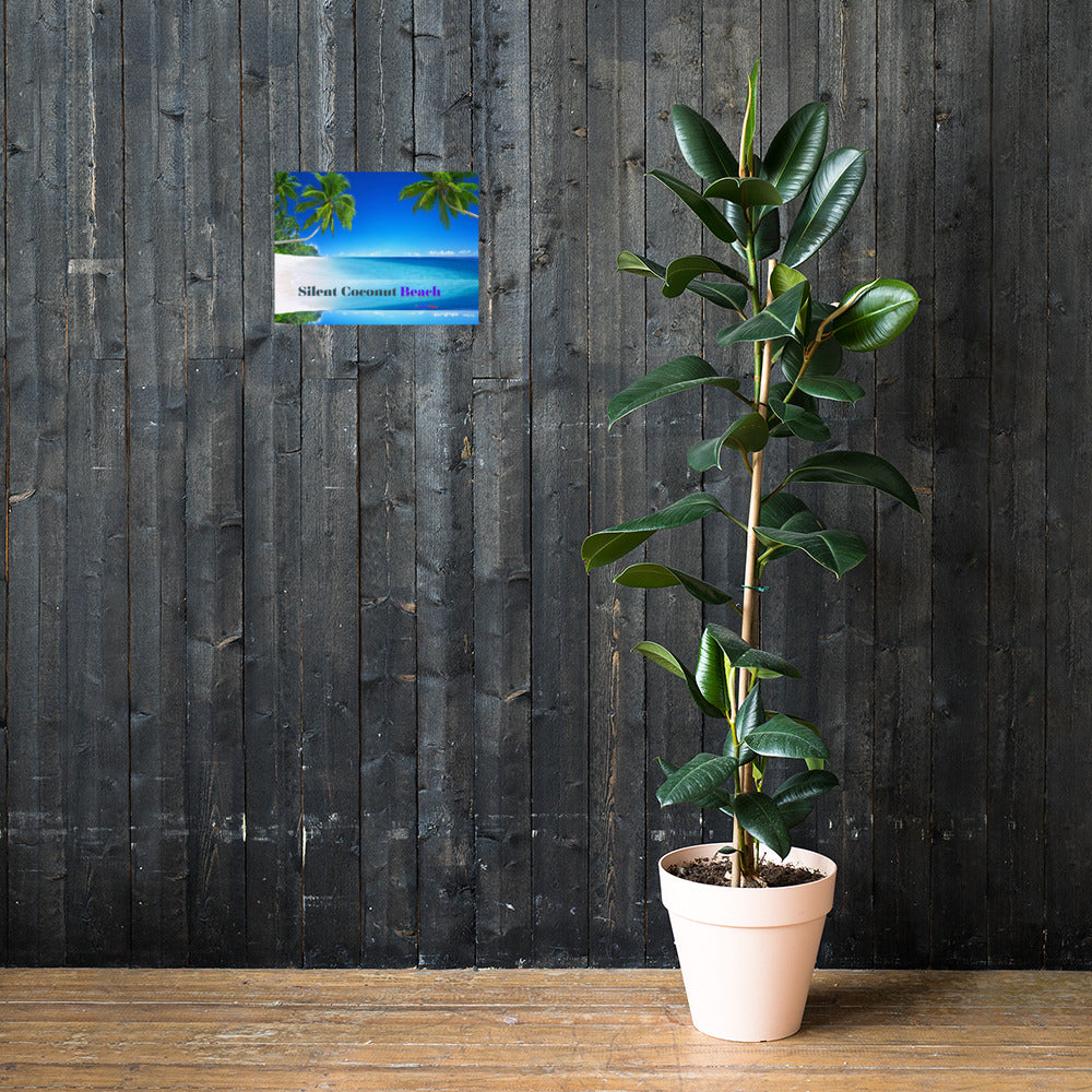 Silent Coconut Beach, Poster