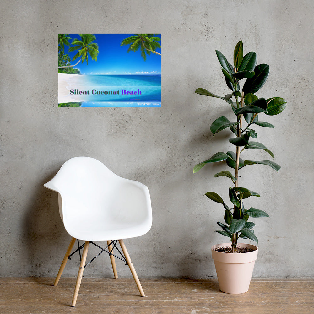 Silent Coconut Beach, Poster