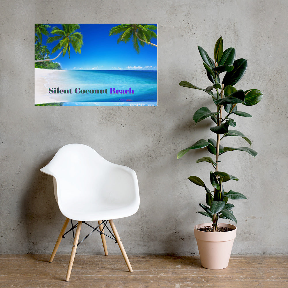 Silent Coconut Beach, Poster