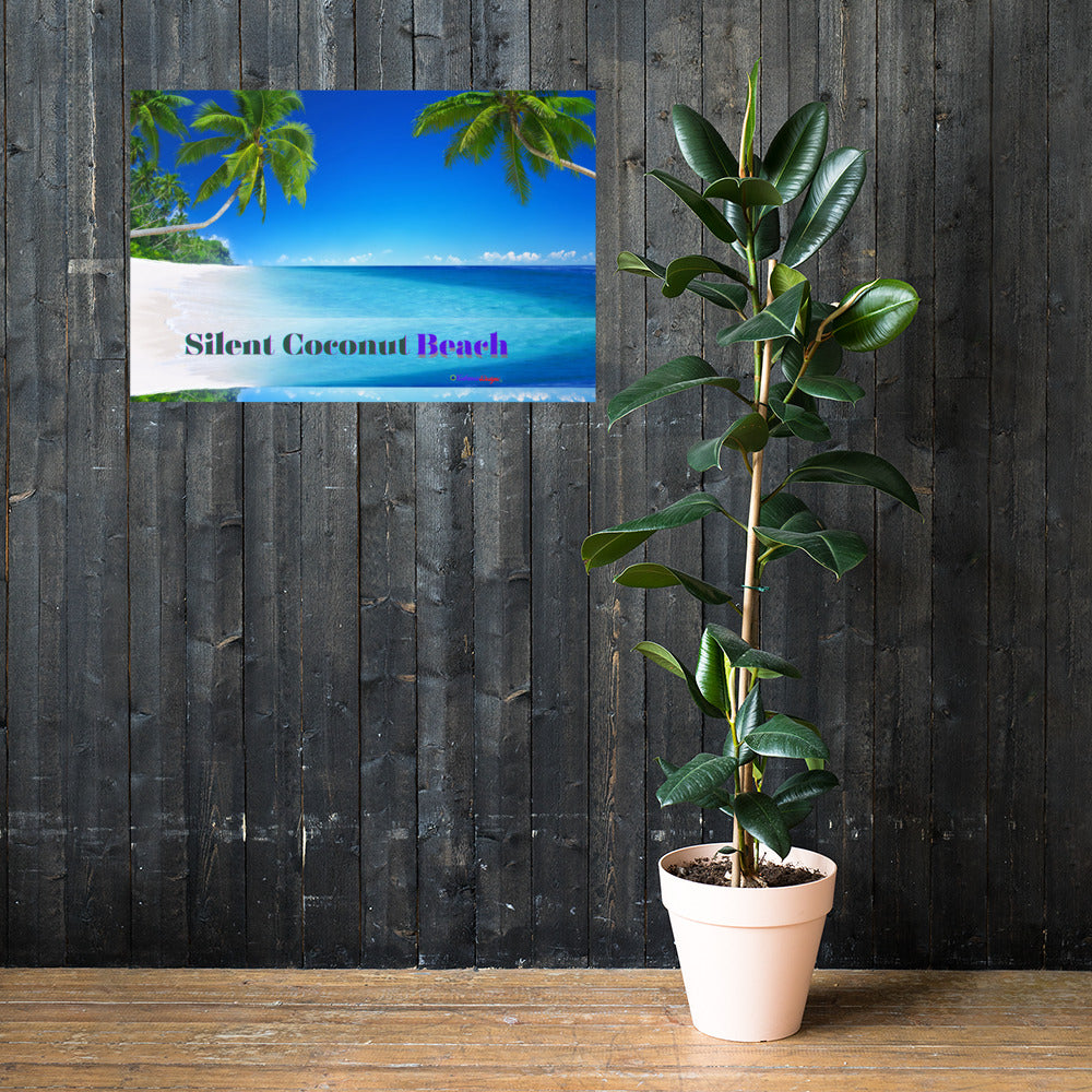 Silent Coconut Beach, Poster