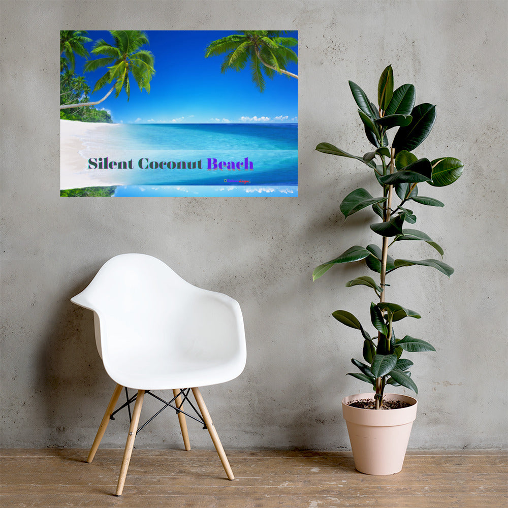 Silent Coconut Beach, Poster