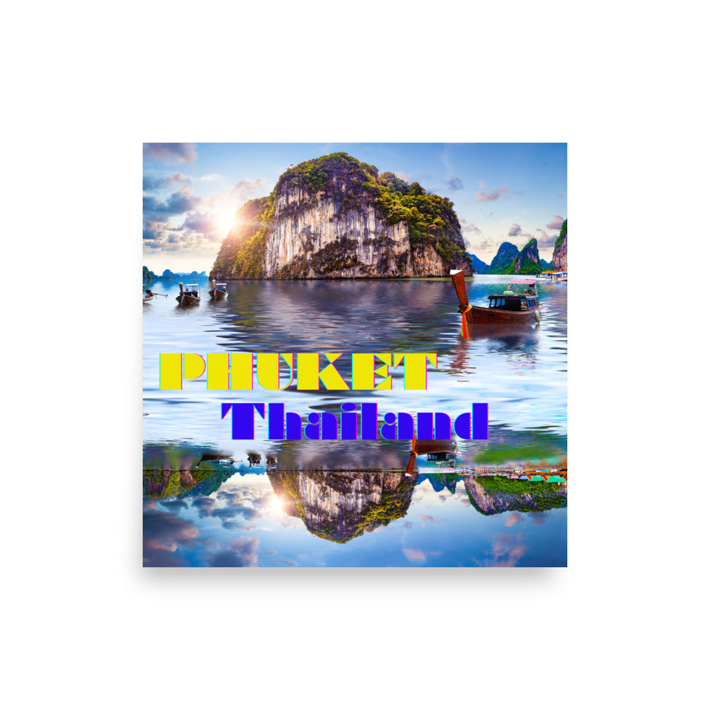 Scenic Phuket Landscape, Thailand, Poster