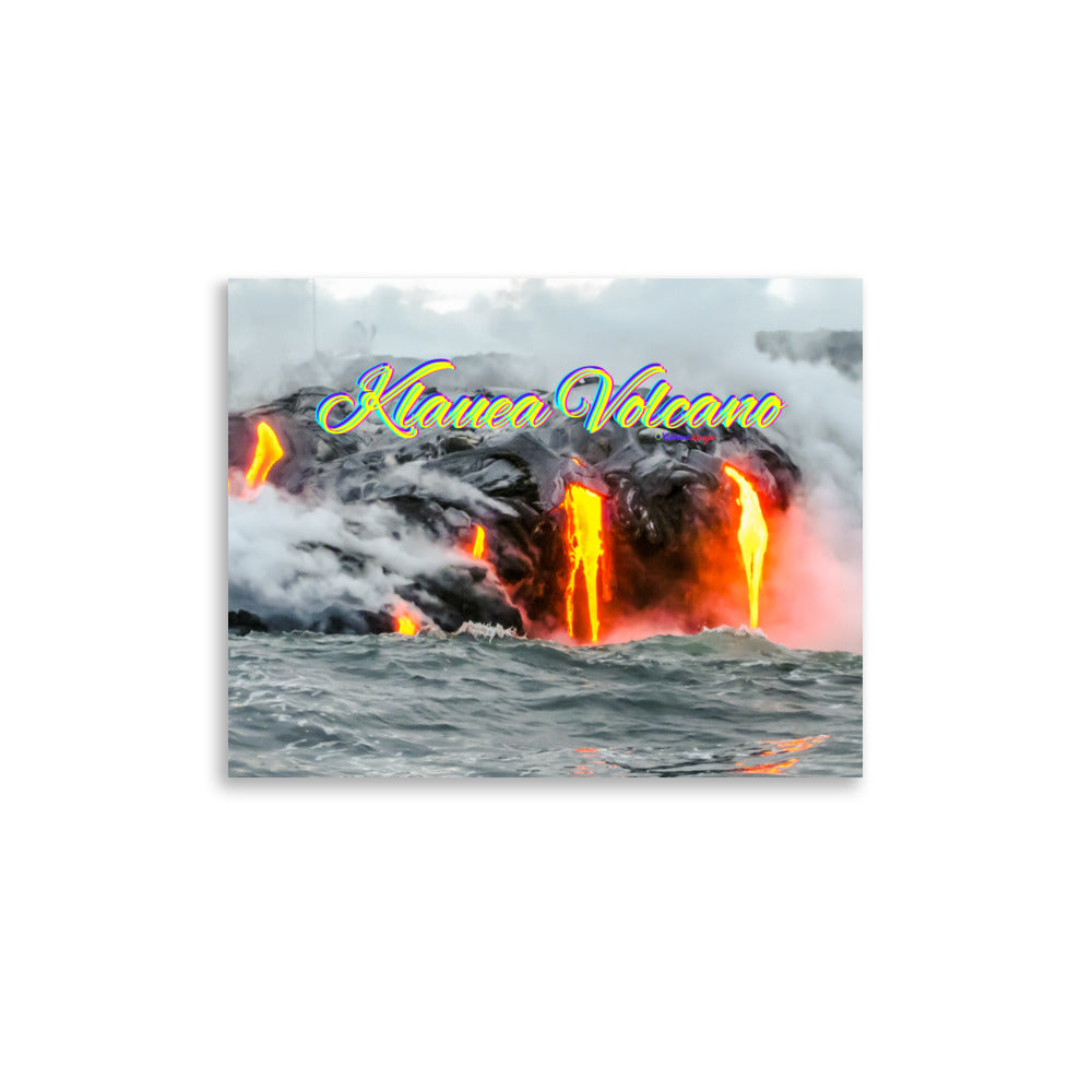Klauea Volcano in Big Island Hawaii, Poster
