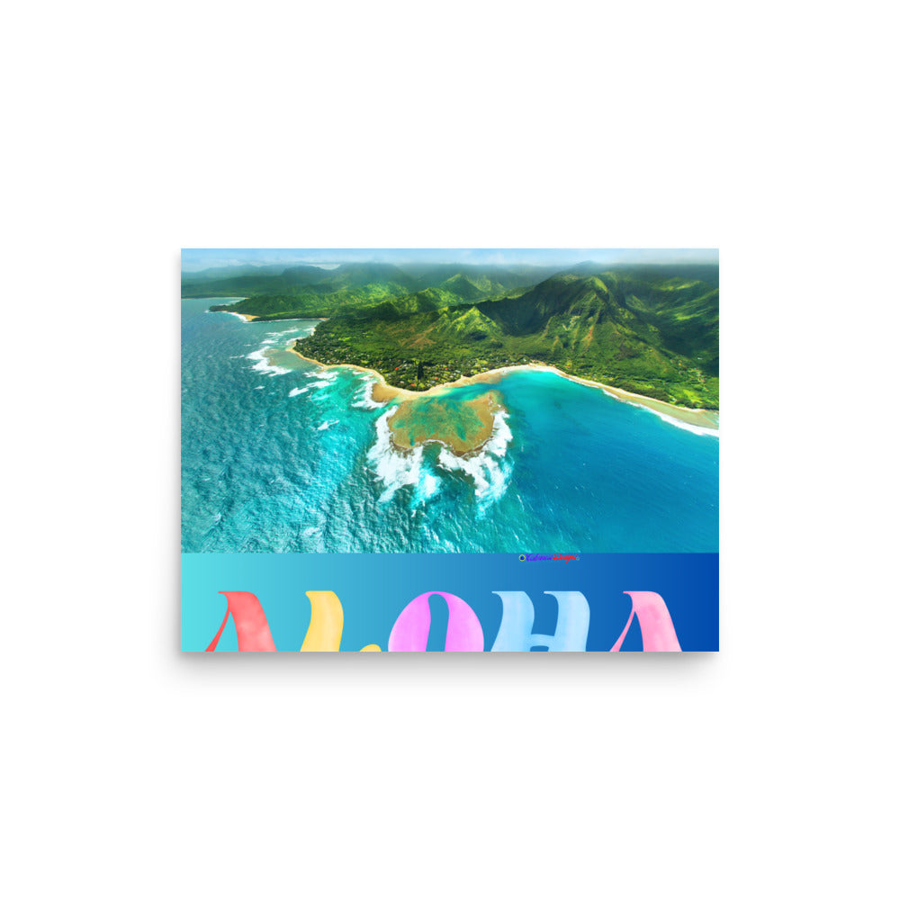 Aloha, Calmness Designs, Poster