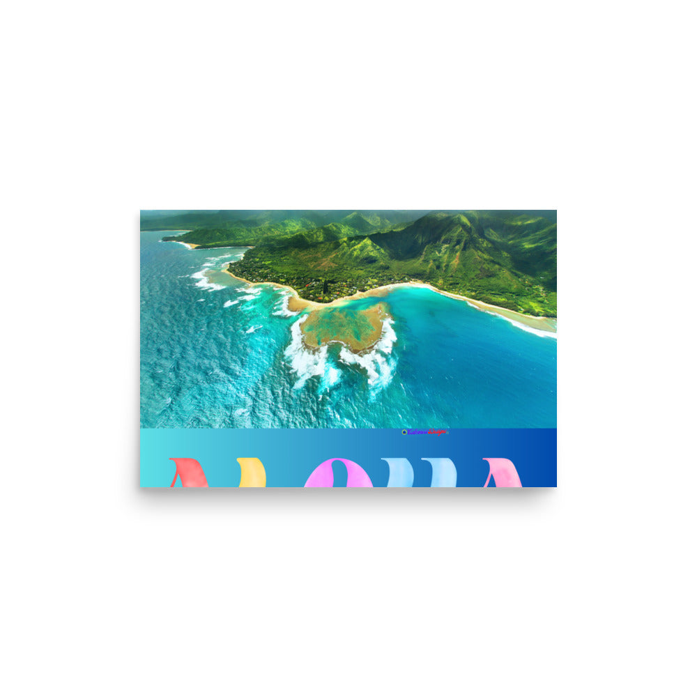 Aloha, Calmness Designs, Poster
