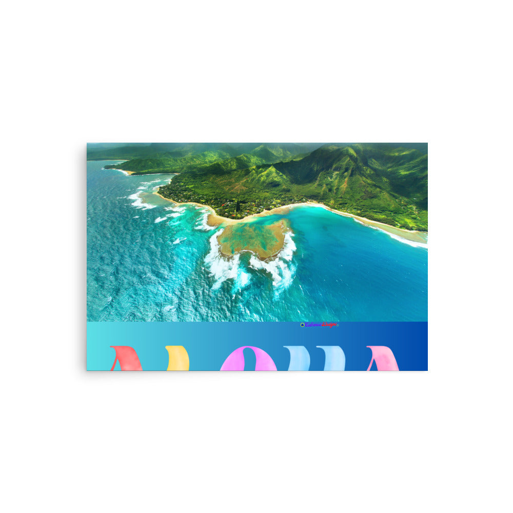 Aloha, Calmness Designs, Poster