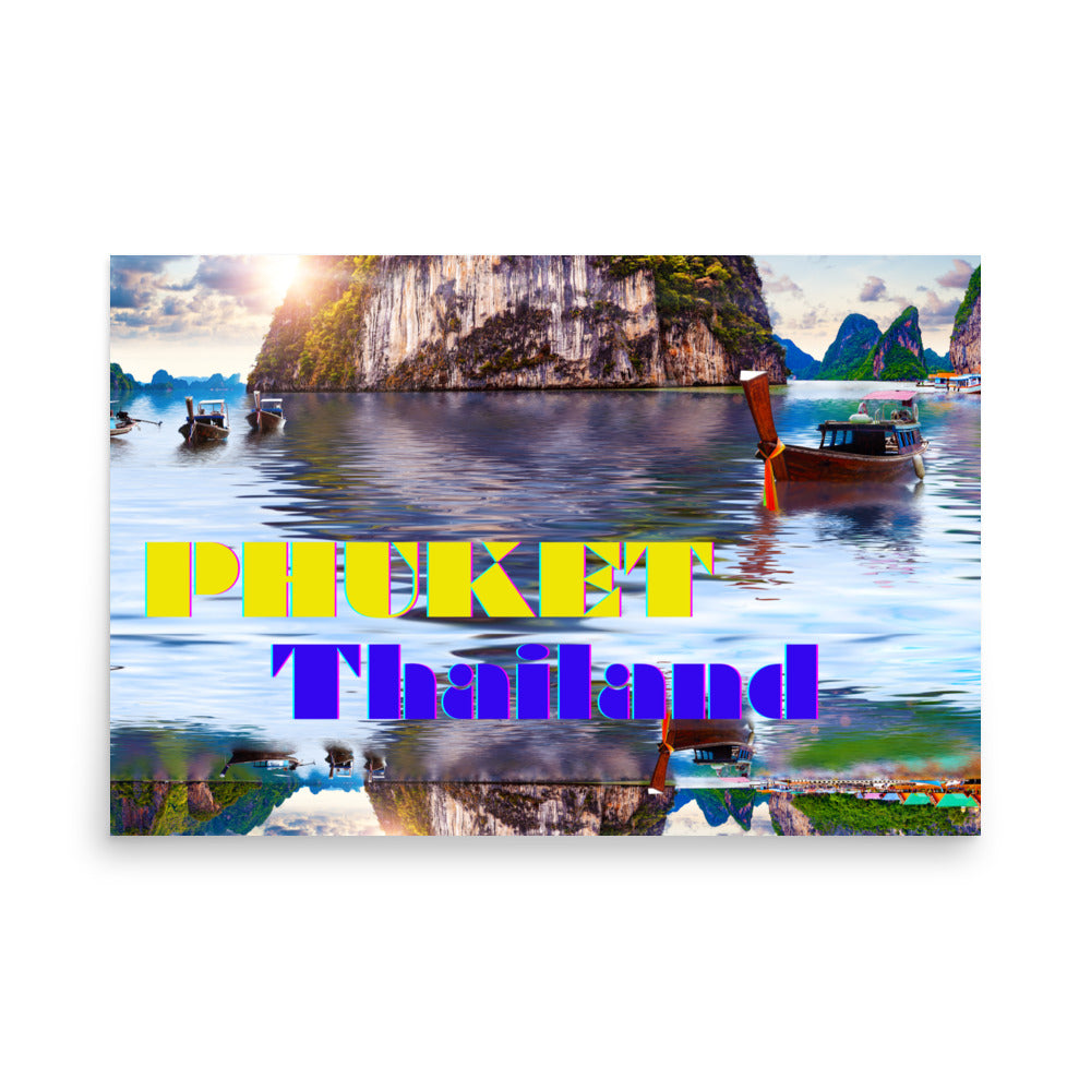 Scenic Phuket Landscape, Thailand, Poster