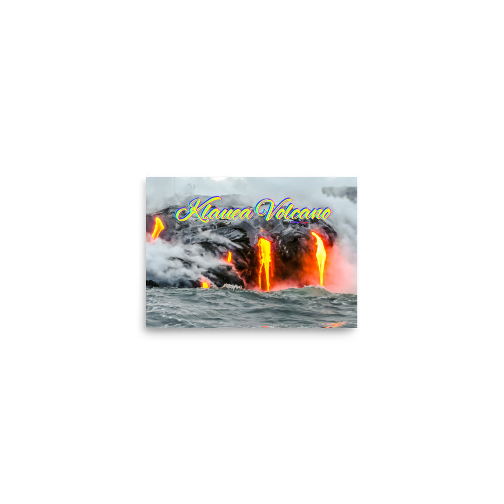 Klauea Volcano in Big Island Hawaii, Poster