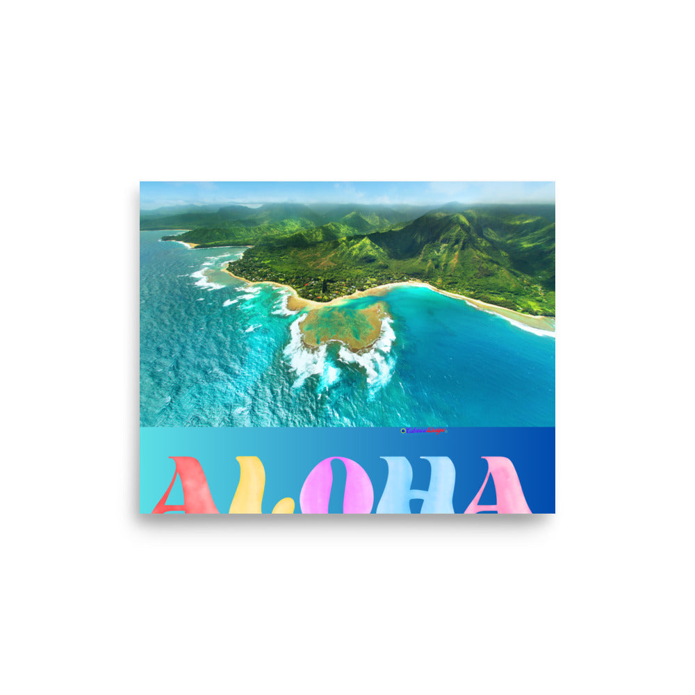 Aloha, Calmness Designs, Poster