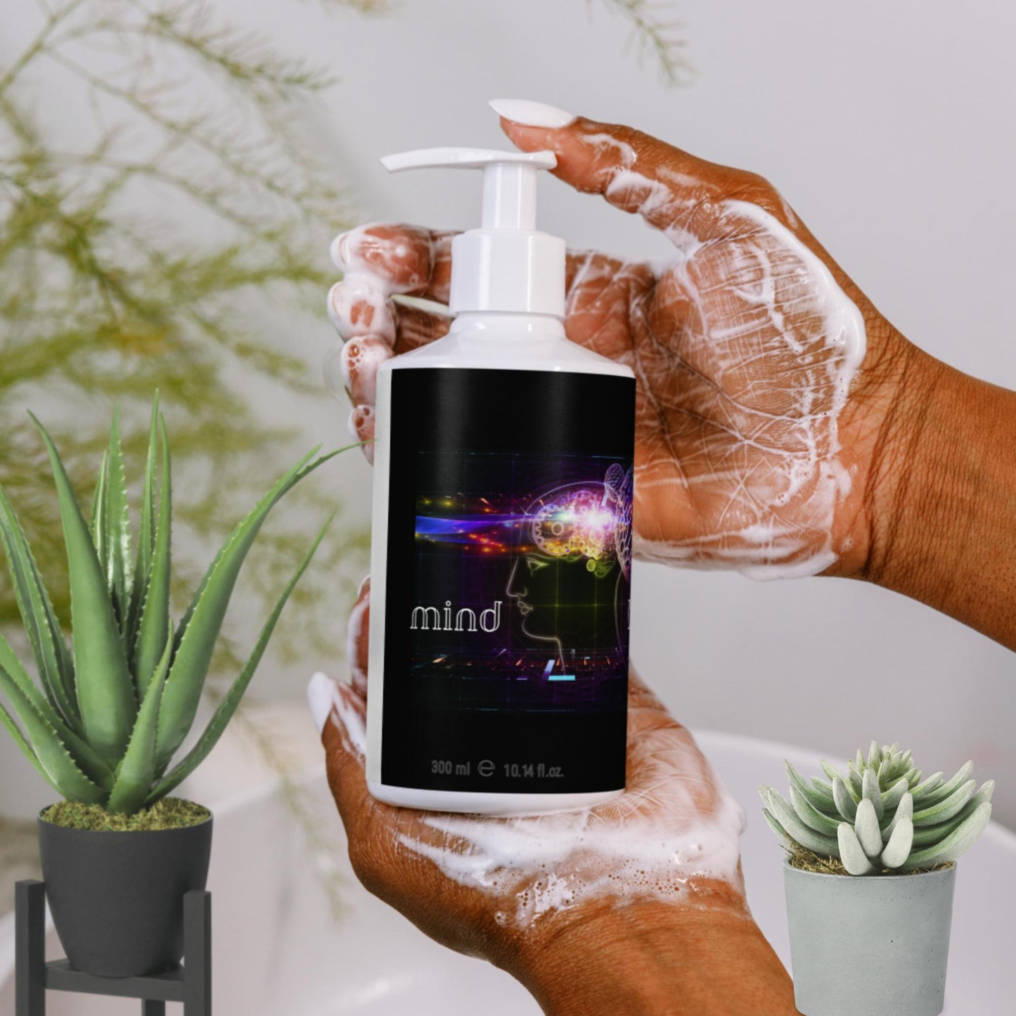 Composition of Head Outlines, Subject of Intelligence, Floral hand & body wash