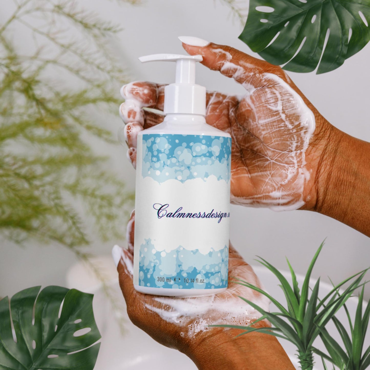 Soap Foam Bubbles, Cartonn Suds, Floral hand & body wash