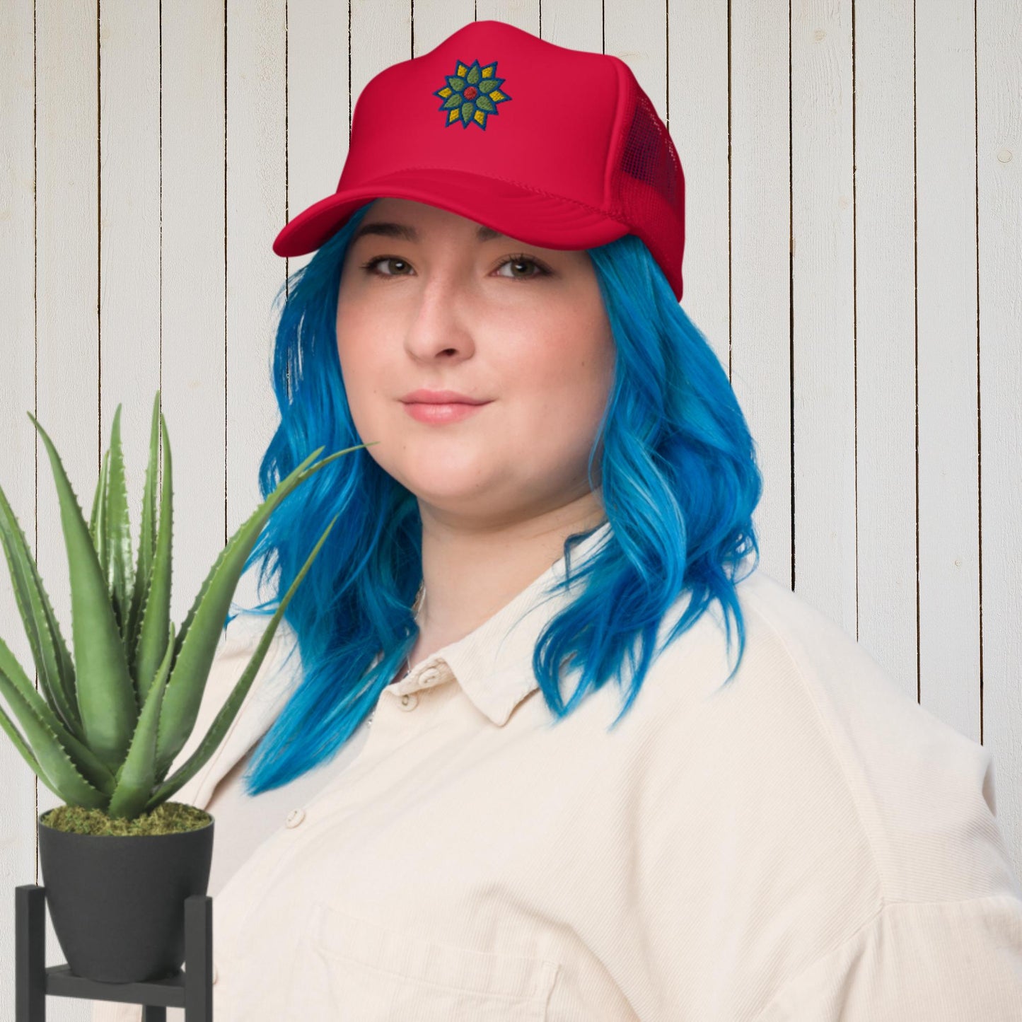 Lotus Flowers, Foam trucker hat