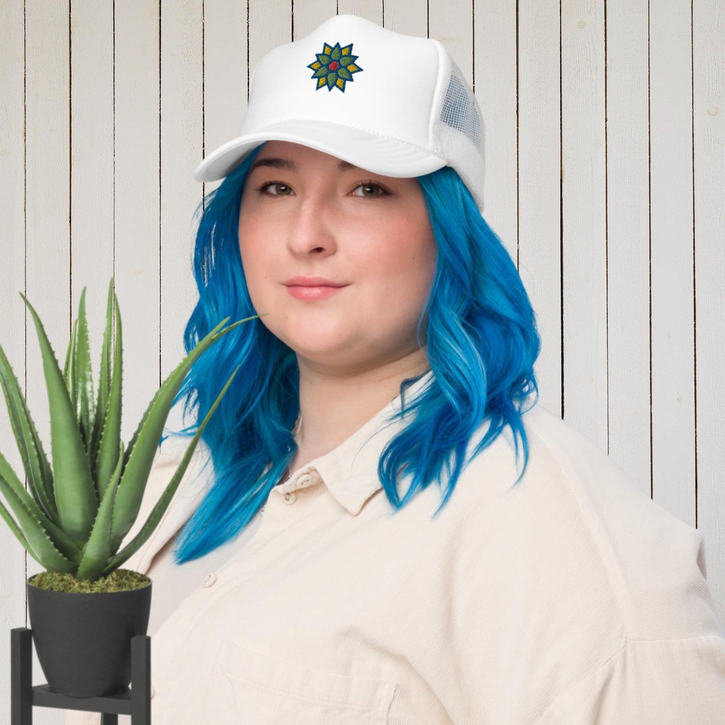 Lotus Flowers, Foam trucker hat