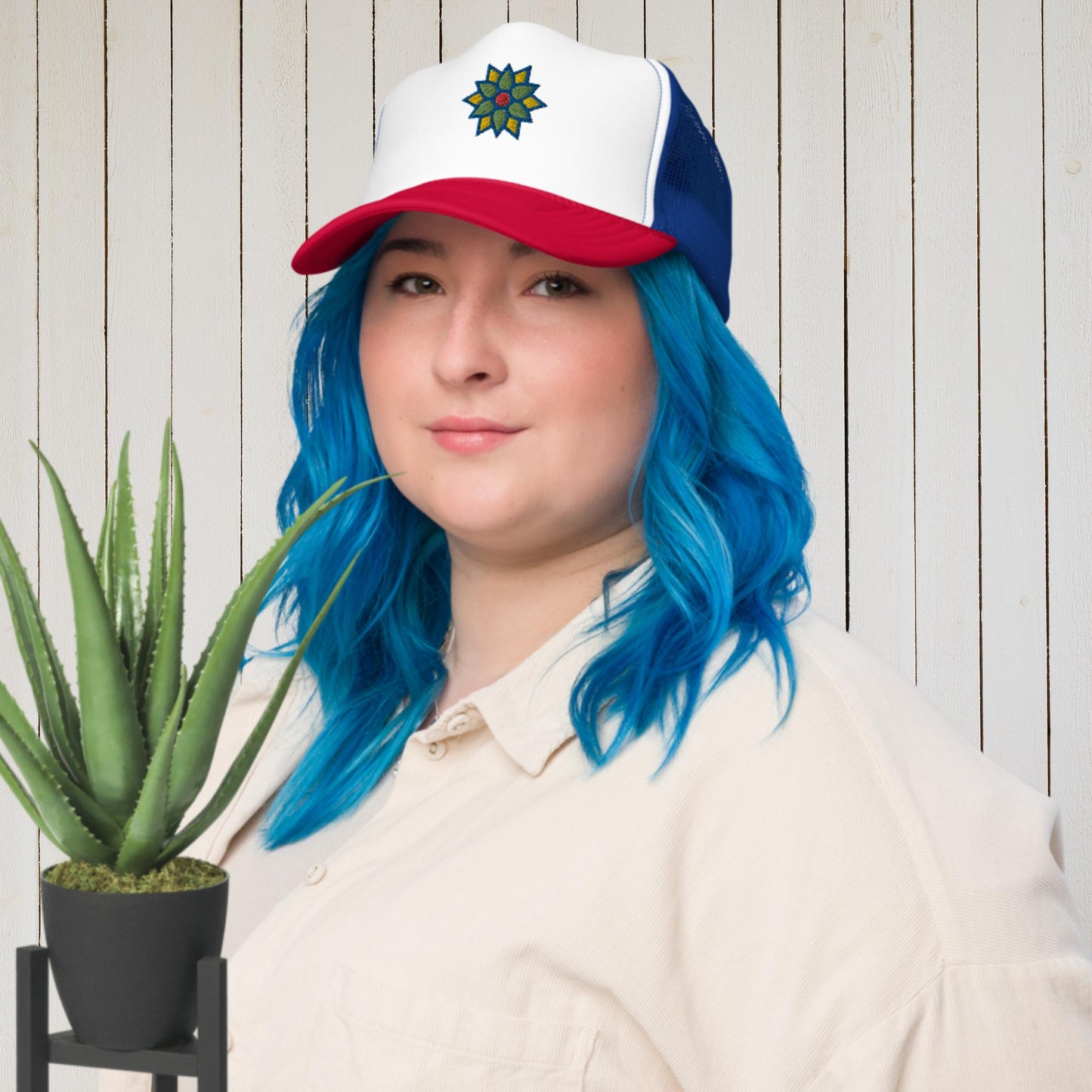 Lotus Flowers, Foam trucker hat