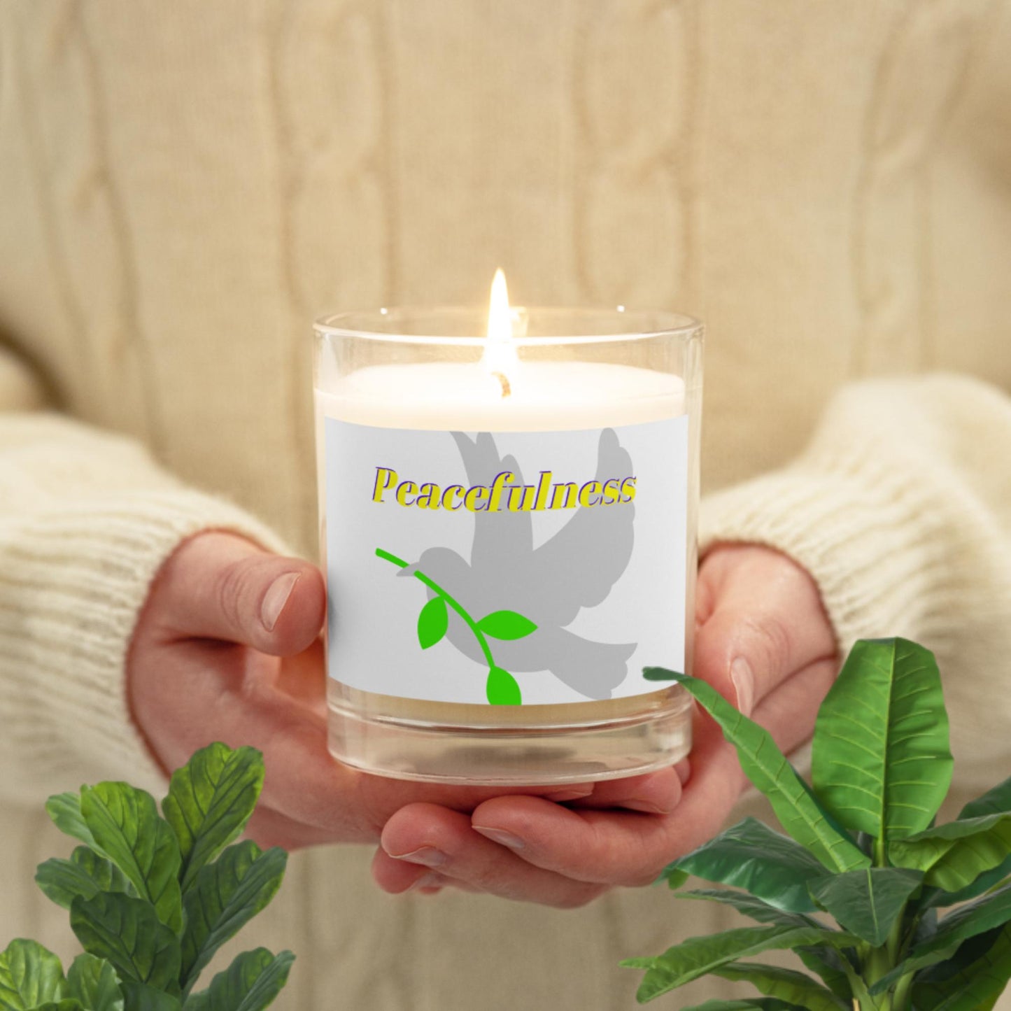 Relaxium, Glass jar soy wax candle