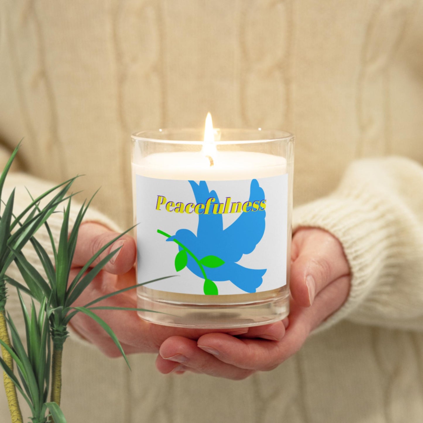 Relaxium, Glass jar soy wax candle