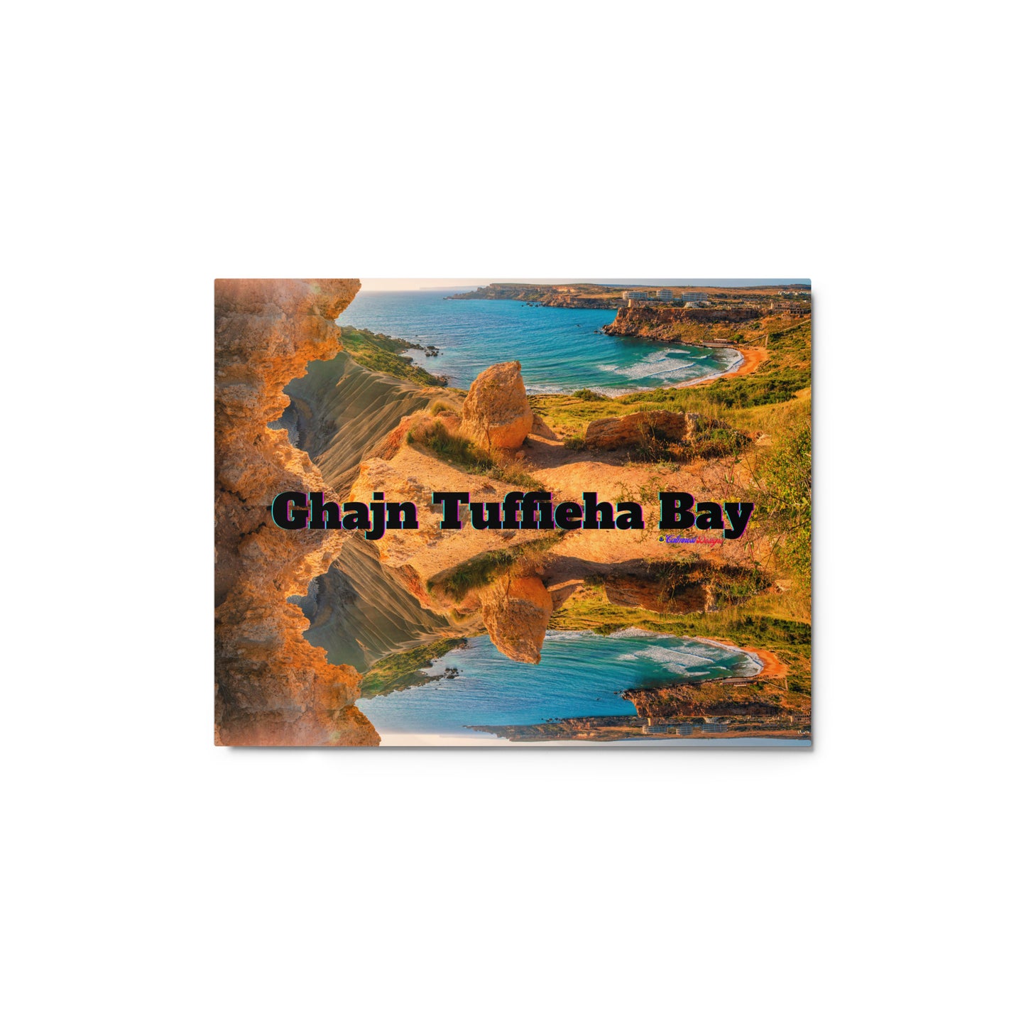Ghajn Tuffieha Bay, Malta Beach, Metal prints