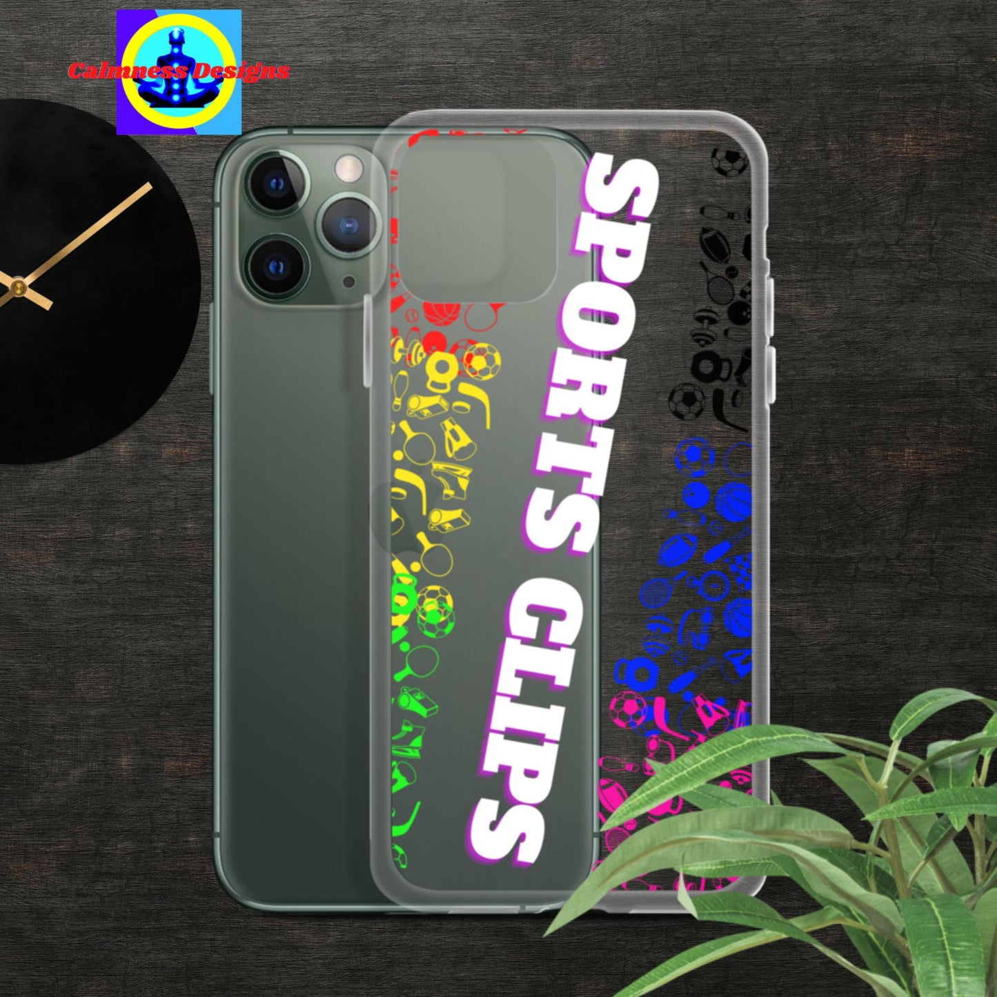 Sports Clips, Sports Balls, iPhone Case
