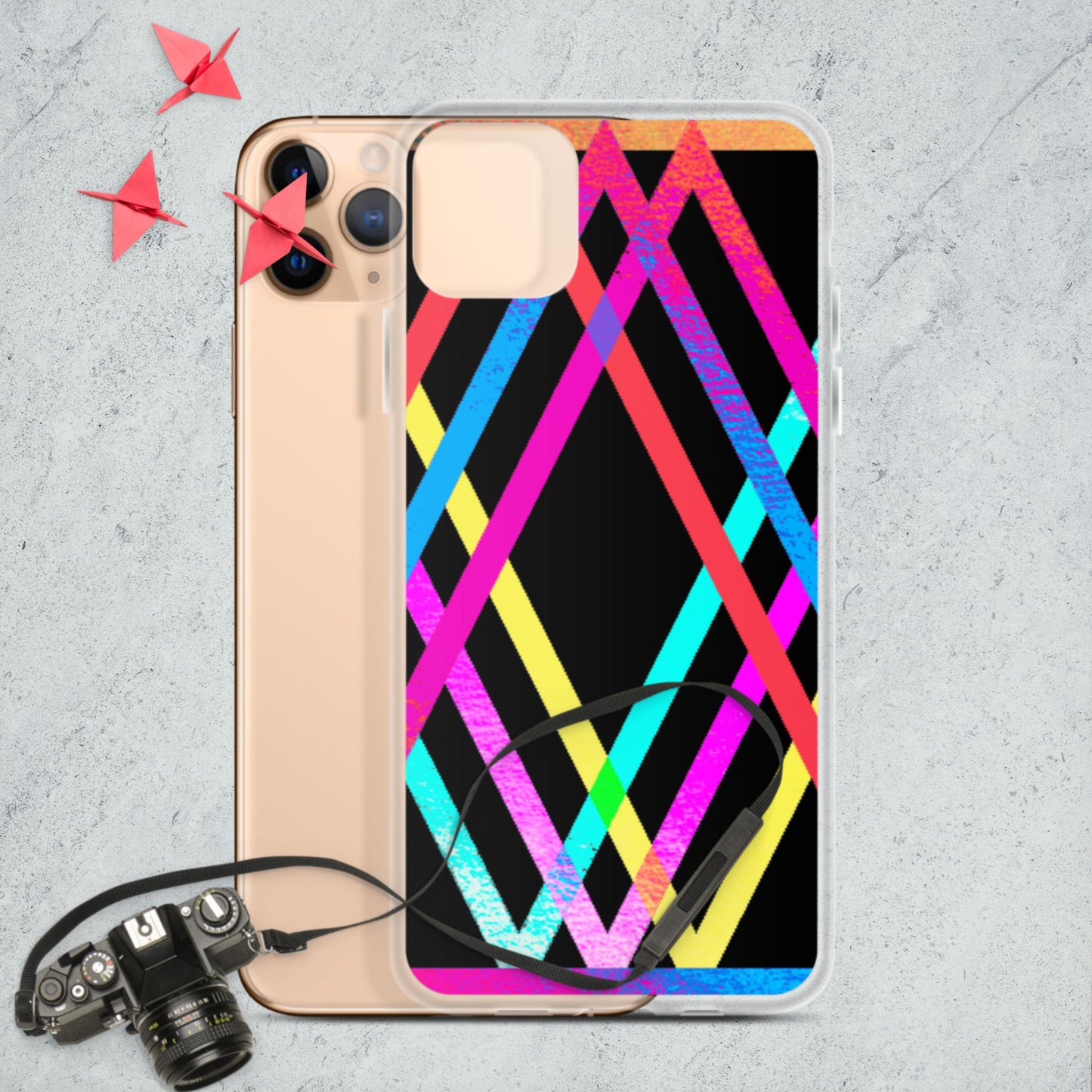 Designs Colorful, Parallels Lines, iPhone Case