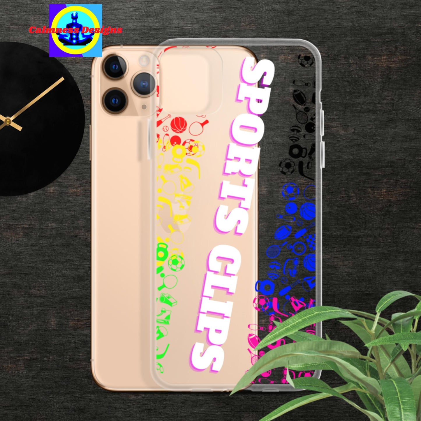 Sports Clips, Sports Balls, iPhone Case