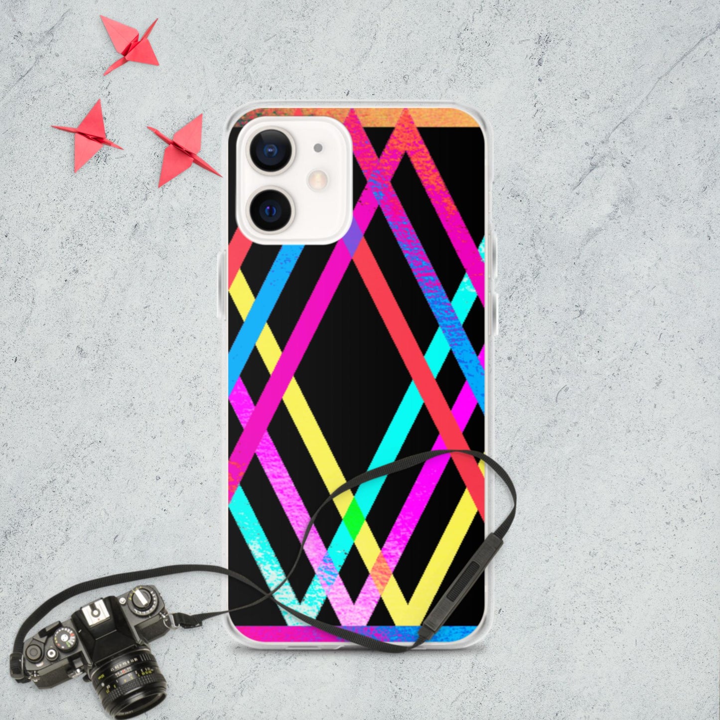 Designs Colorful, Parallels Lines, iPhone Case