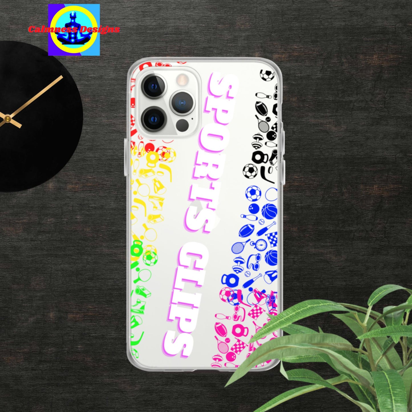 Sports Clips, Sports Balls, iPhone Case