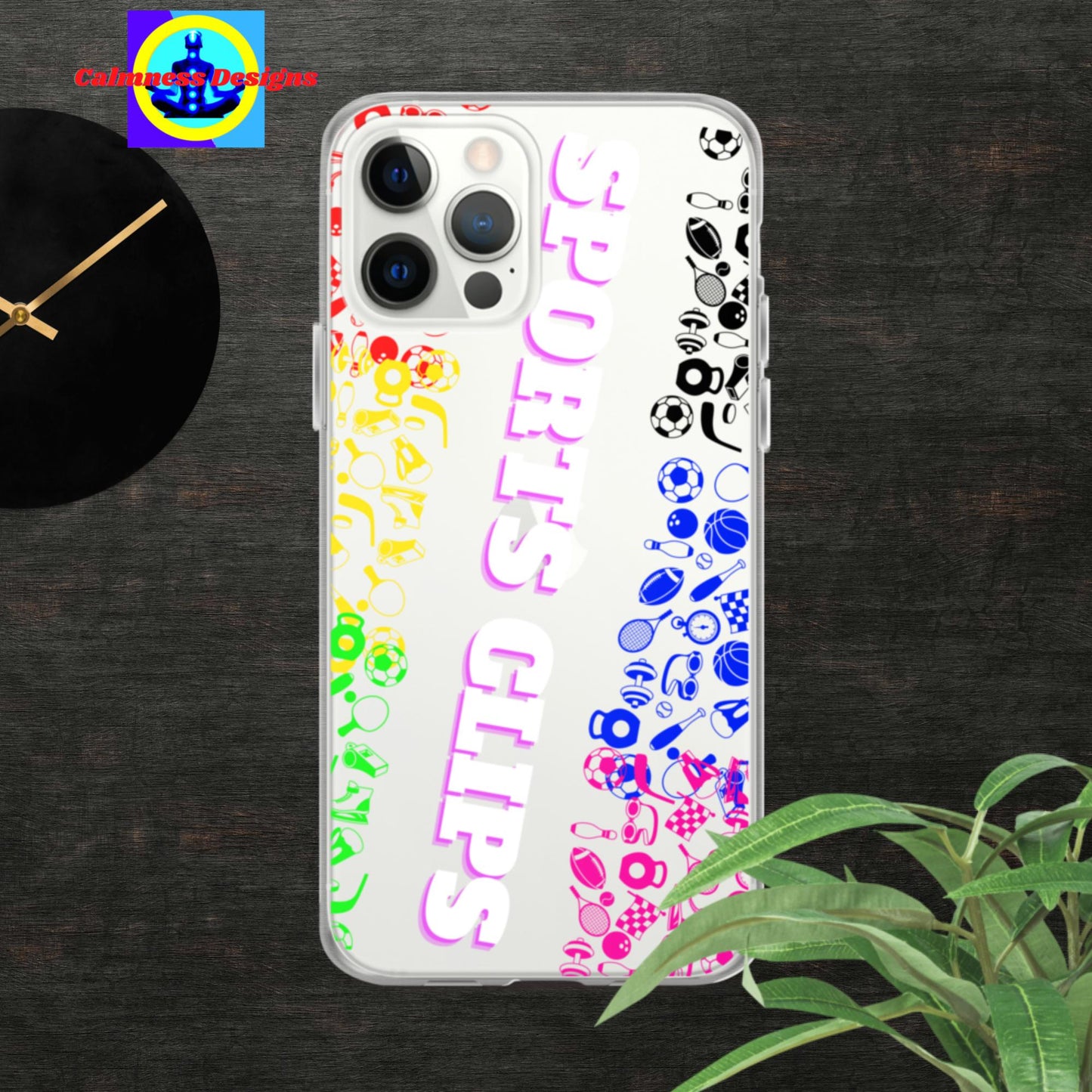 Sports Clips, Sports Balls, iPhone Case