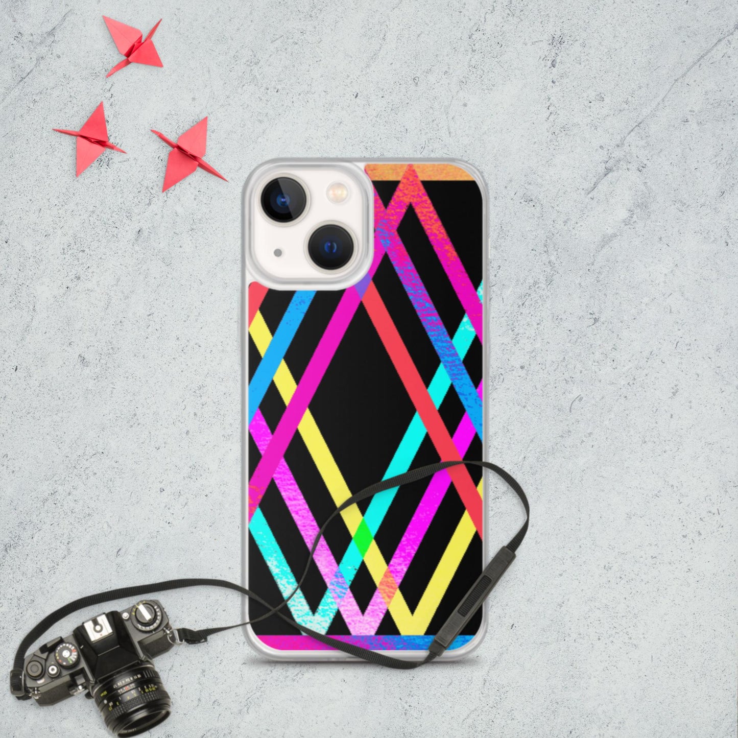 Designs Colorful, Parallels Lines, iPhone Case