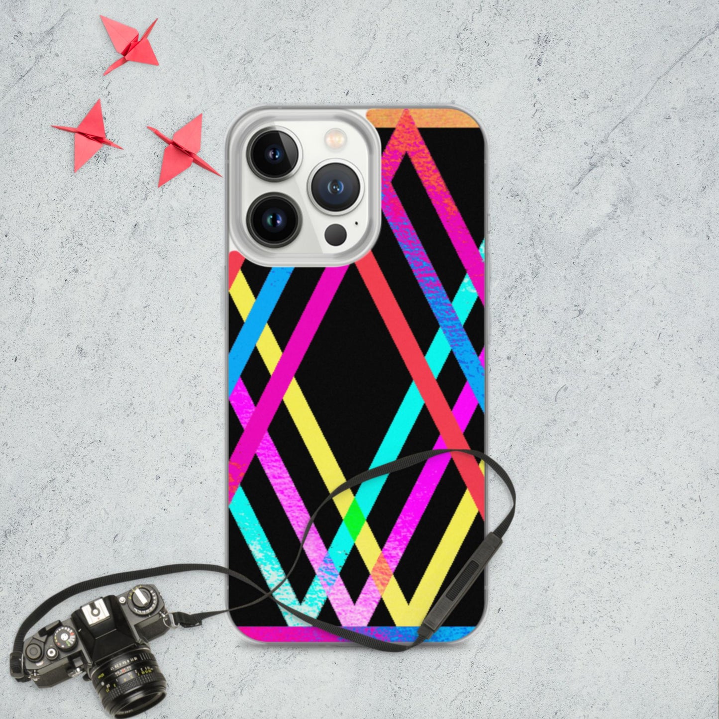 Designs Colorful, Parallels Lines, iPhone Case