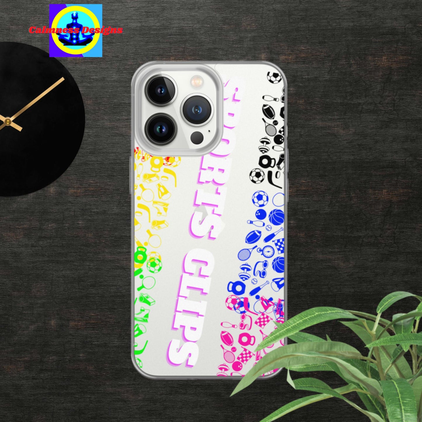 Sports Clips, Sports Balls, iPhone Case