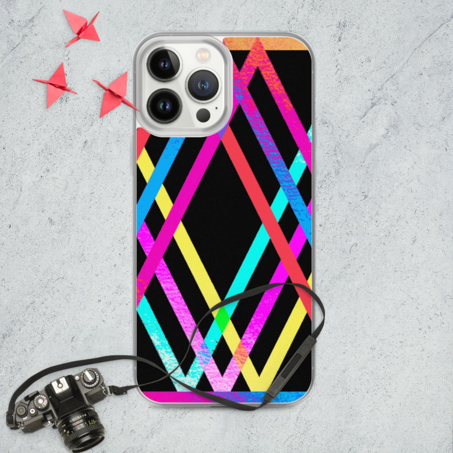 Designs Colorful, Parallels Lines, iPhone Case