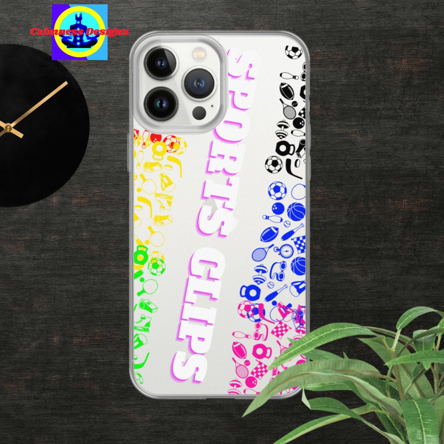 Sports Clips, Sports Balls, iPhone Case