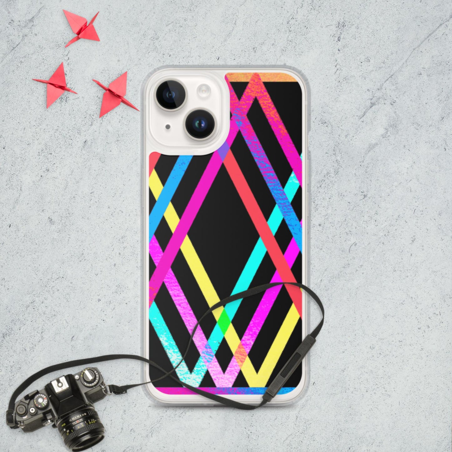 Designs Colorful, Parallels Lines, iPhone Case