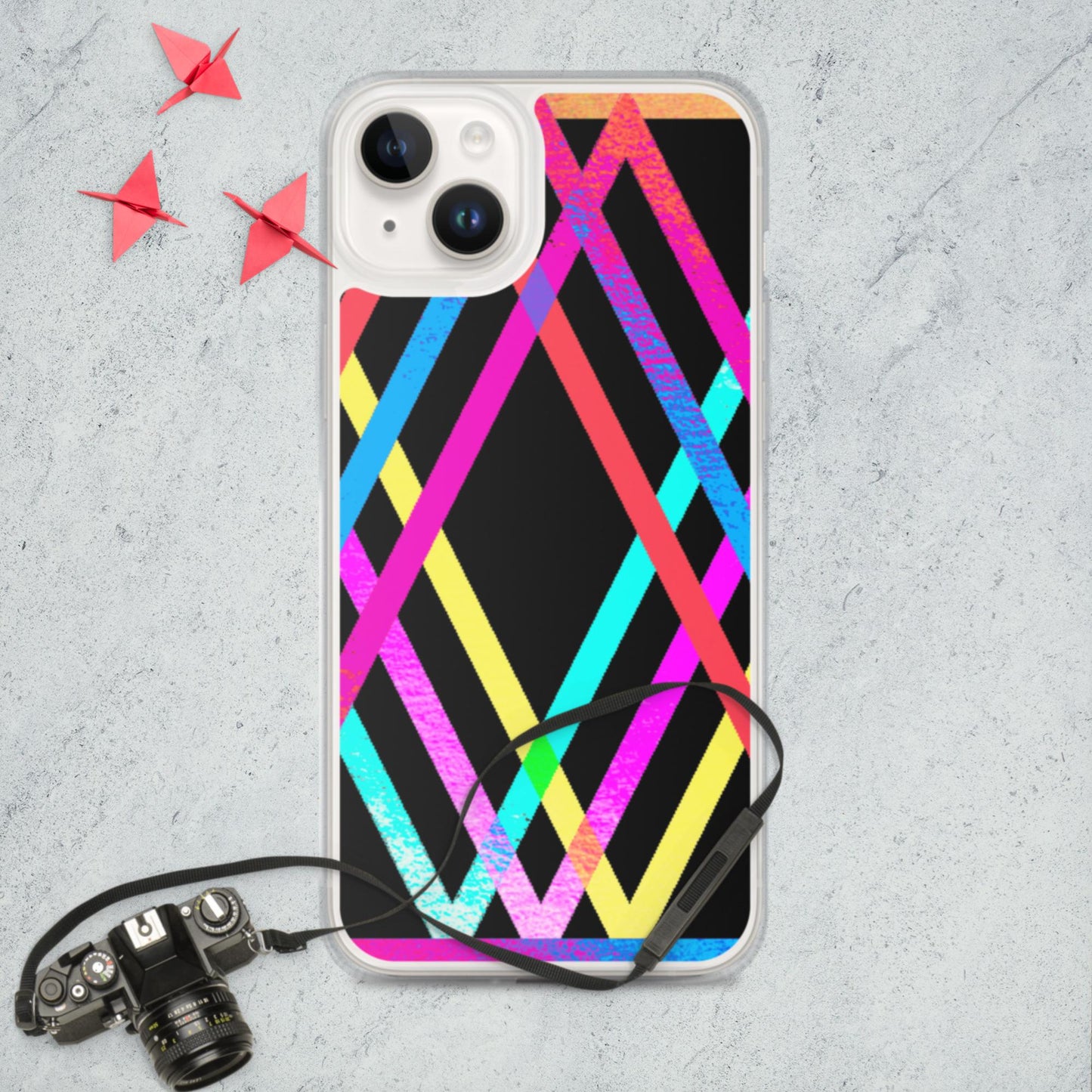 Designs Colorful, Parallels Lines, iPhone Case