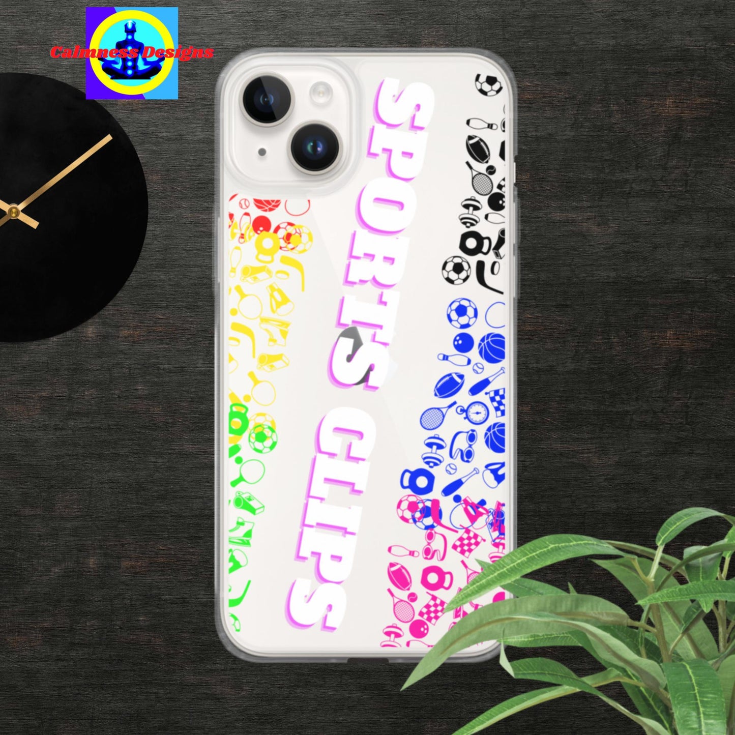 Sports Clips, Sports Balls, iPhone Case