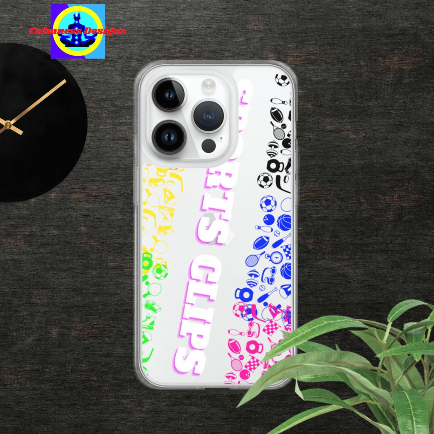 Sports Clips, Sports Balls, iPhone Case