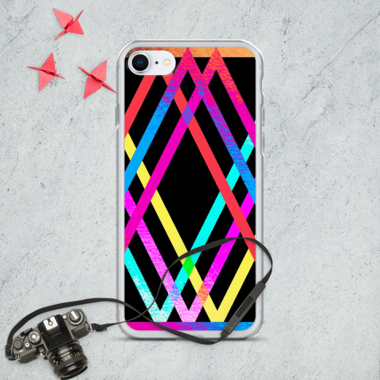 Designs Colorful, Parallels Lines, iPhone Case