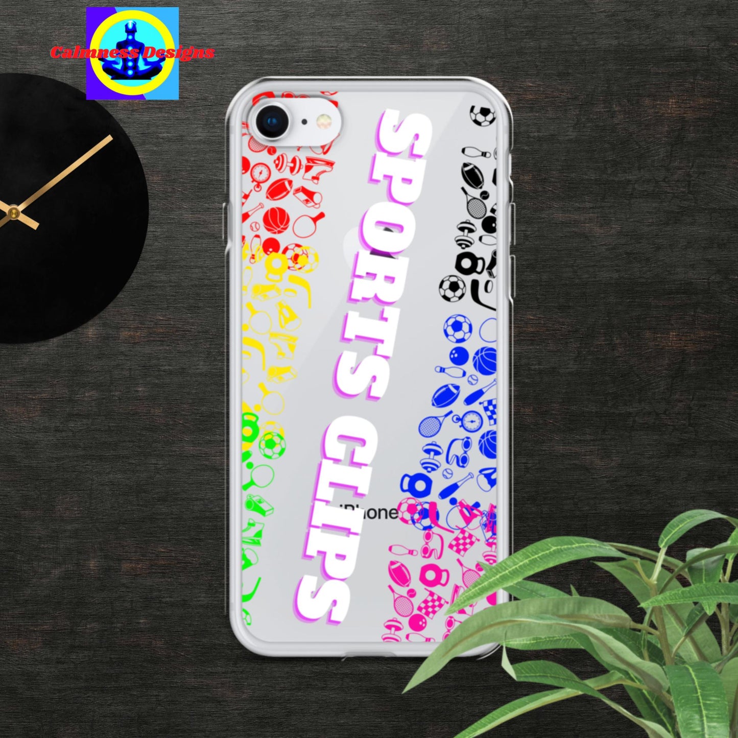 Sports Clips, Sports Balls, iPhone Case