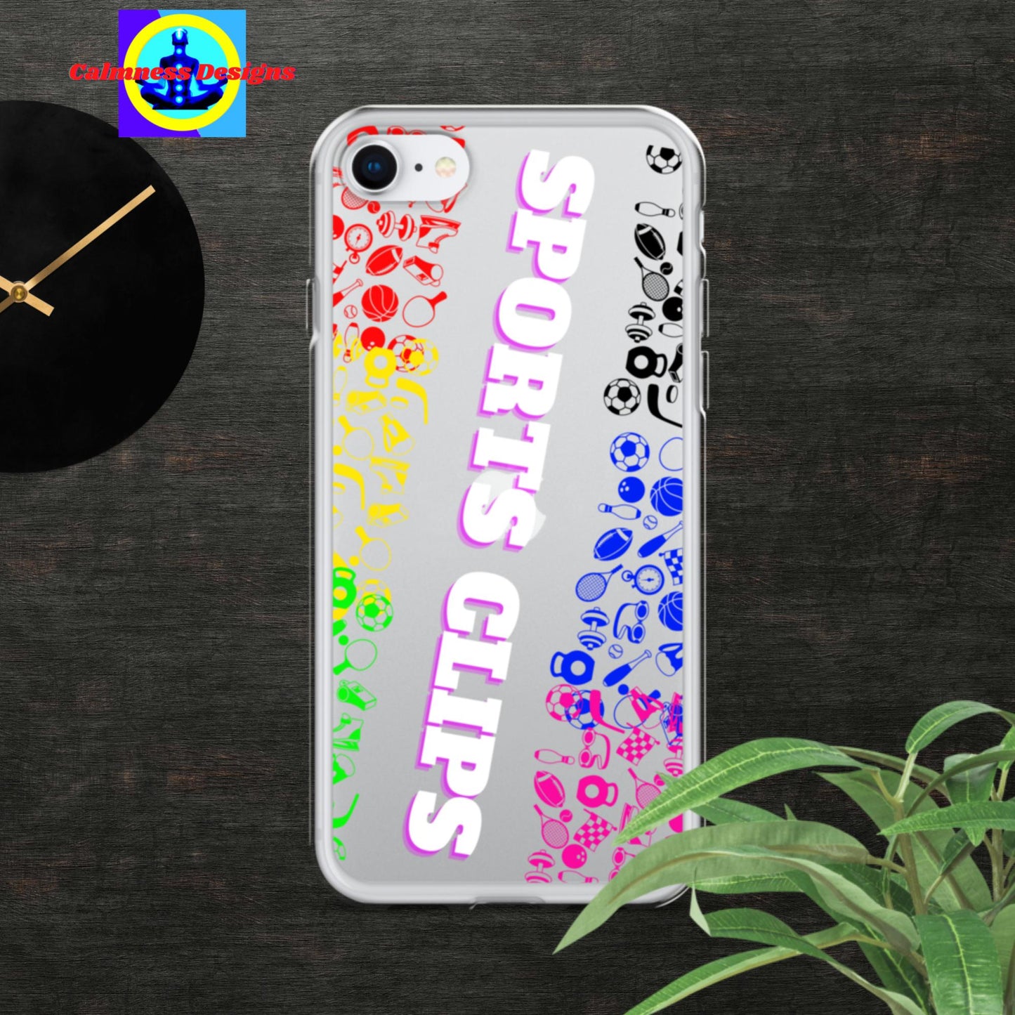 Sports Clips, Sports Balls, iPhone Case