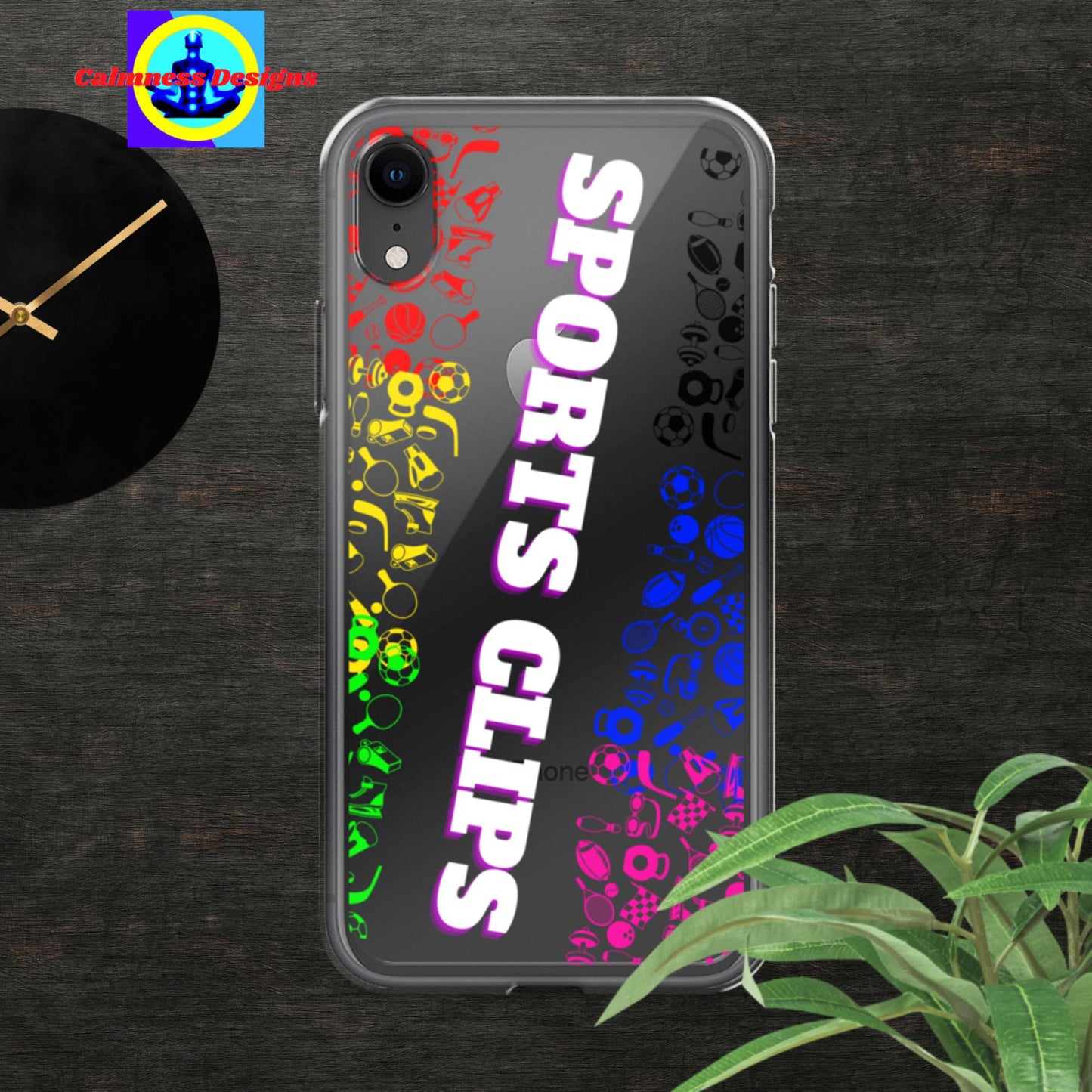 Sports Clips, Sports Balls, iPhone Case
