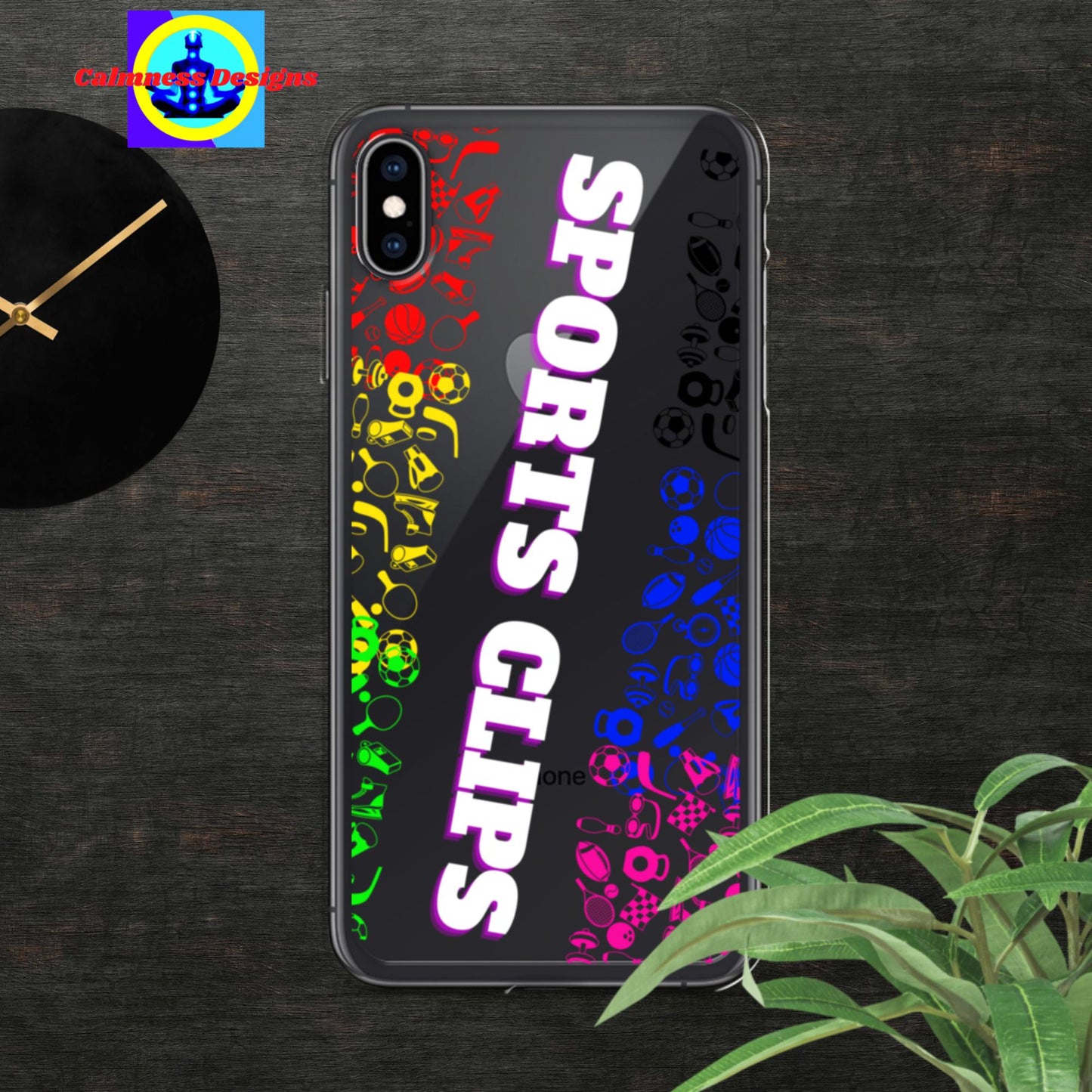 Sports Clips, Sports Balls, iPhone Case