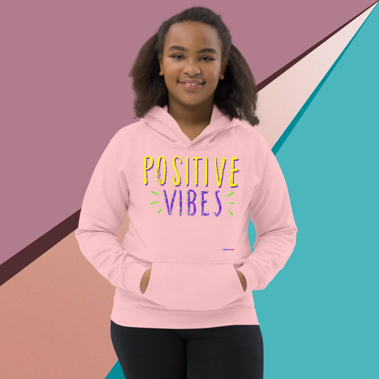 Positive Vibes, Kids Hoodie