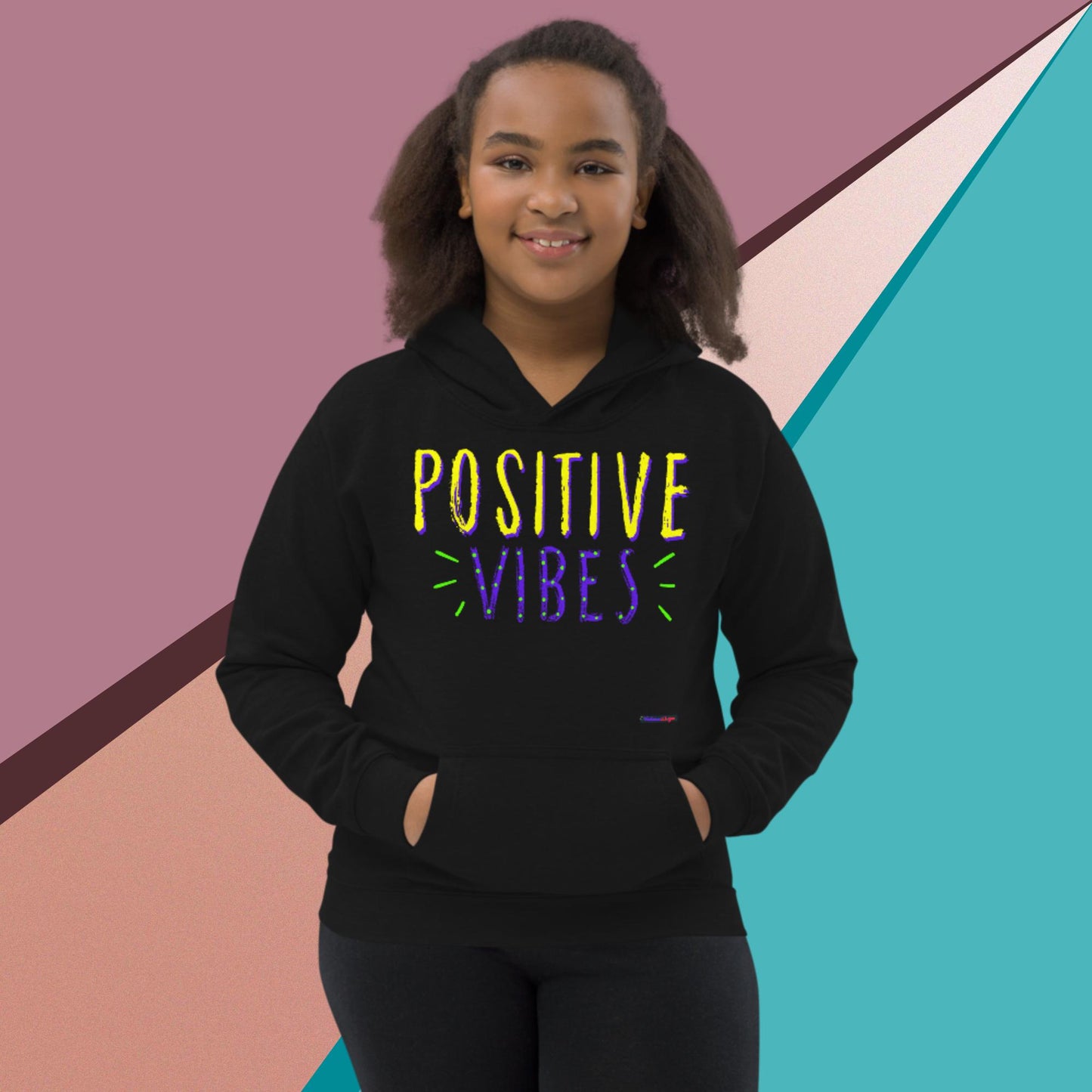 Positive Vibes, Kids Hoodie
